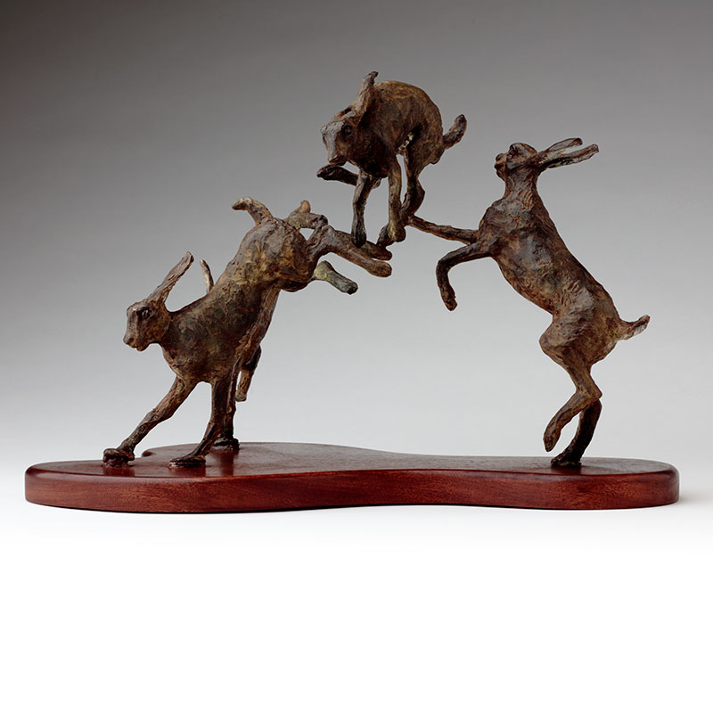 Bronze Mad March Hares 001